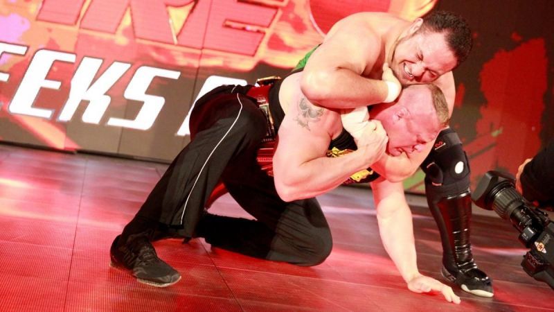 Samoa Joe is one of the few superstars who could have believable beaten Brock Lesnar.