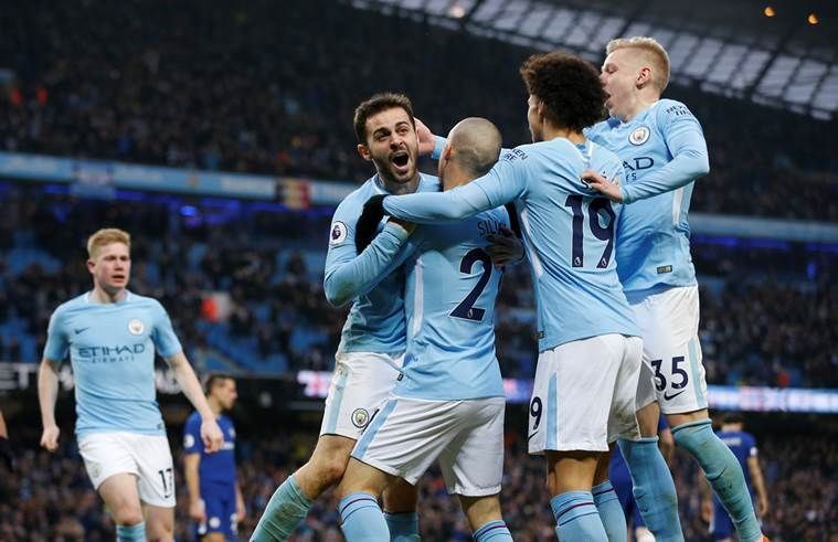 Manchester City hammered Chelsea by six goals to nil
