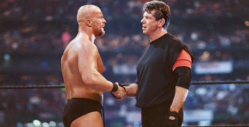 Steve Austin and Vince McMahon