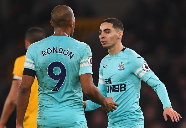 Almiron was impressive on his debut for Newcastle