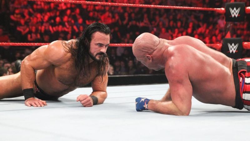 Drew McIntyre and Kurt Angle on RAW
