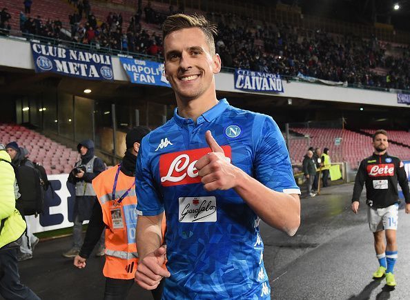 Milik has been impressive, despite injury issues, with Sarri's former side Napoli