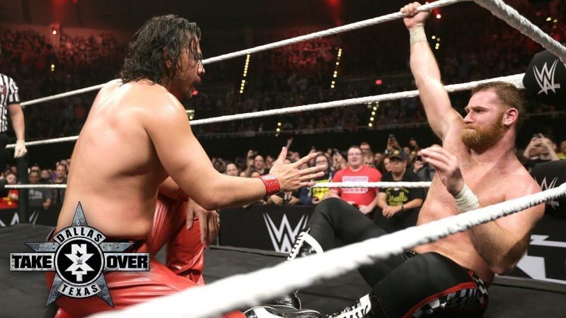 Image result for sami zayn vs shinsuke nakamura nxt takeover dallas