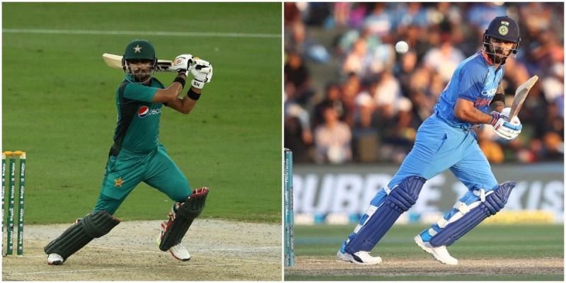 Babar Azam and Virat Kohli