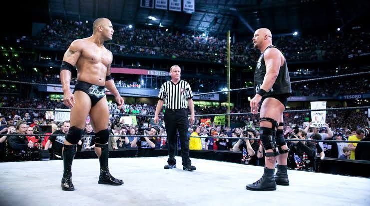 The faceoff at WrestleMania 19!