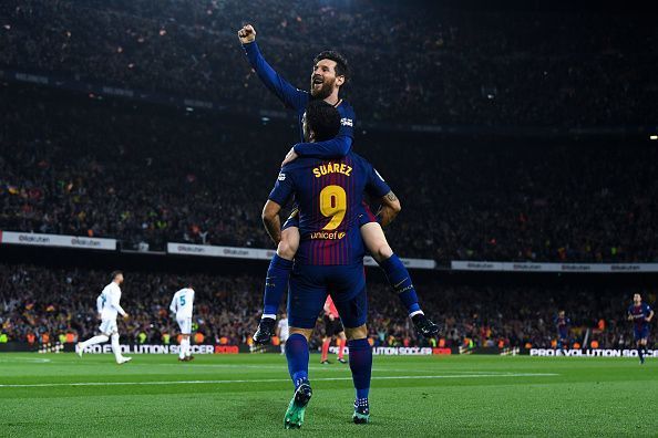 Lionel Messi and Luis Suarez - Barcelona