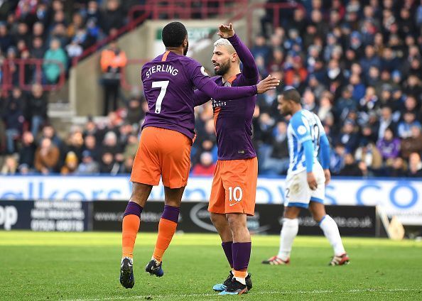 Aguero and Sterling - Manchester City