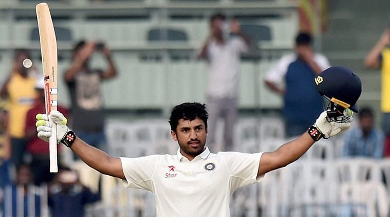 Karun Nair is the second Indian to score a triple century