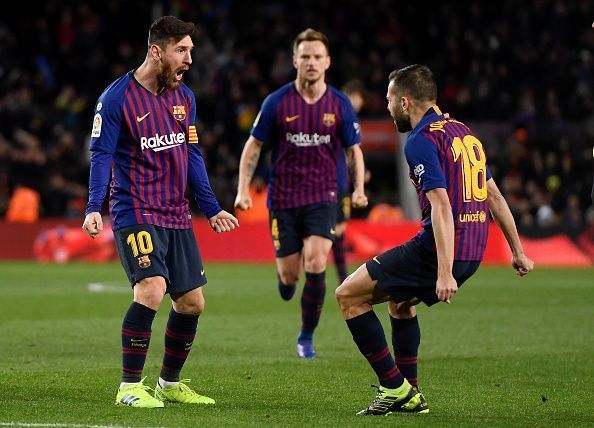 Jordi Alba has been lethal since Ernesto Valverde has taken over. Messi and Alba form a dangerous and killer partnership.