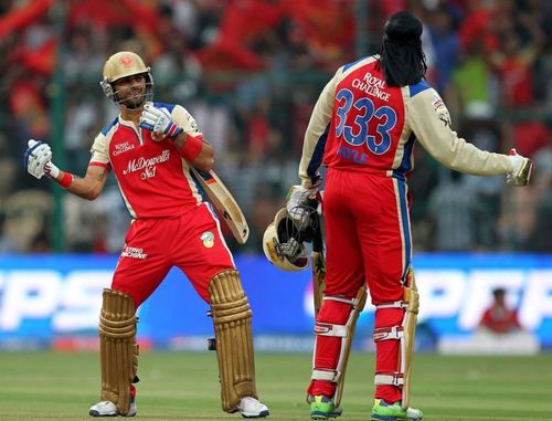 Kohli and Gayle have 10 IPL centuries between them