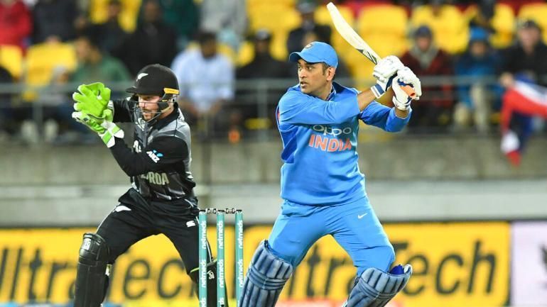 MS Dhoni remained unbeaten on 20 off 17 to propel India to victory