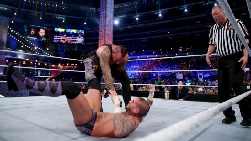 Choke Slam to Punk.