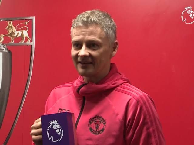 Ole Gunnar Solskjaer has won the MOTM award- Premier League 2018-19