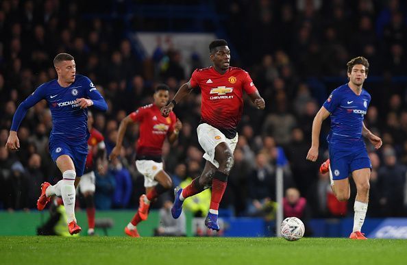 Pogba was excellent as United earned a hard-fought away win at Chelsea&#039;s expense