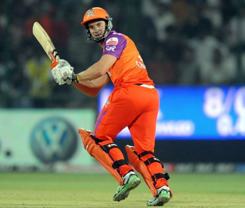 Michael Klinger glances the ball away during his stint with Kochi Tuskers Kerala