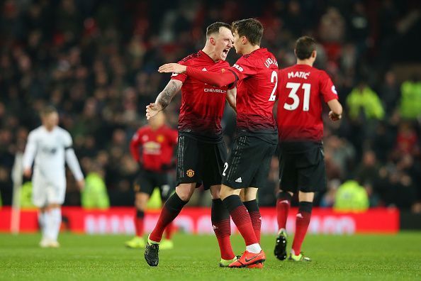 Phil Jones and Victor Lindelof - Premier League