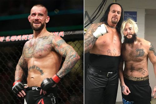 CM Punk, The Undertaker and Enzo Amore