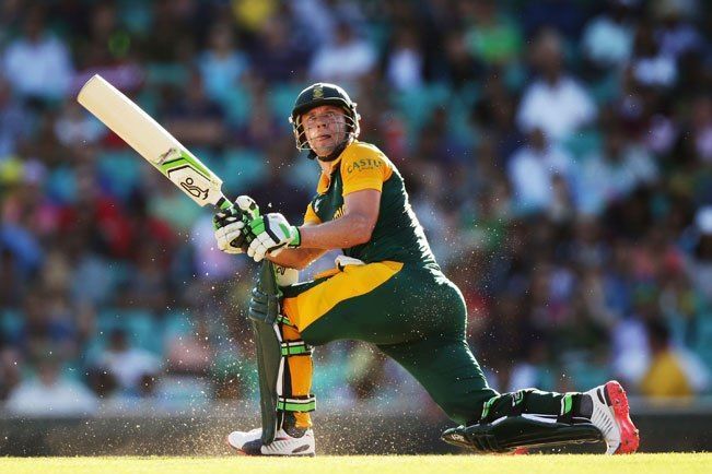 AB de Villiers during his innings against UAE in world cup 2015 K
