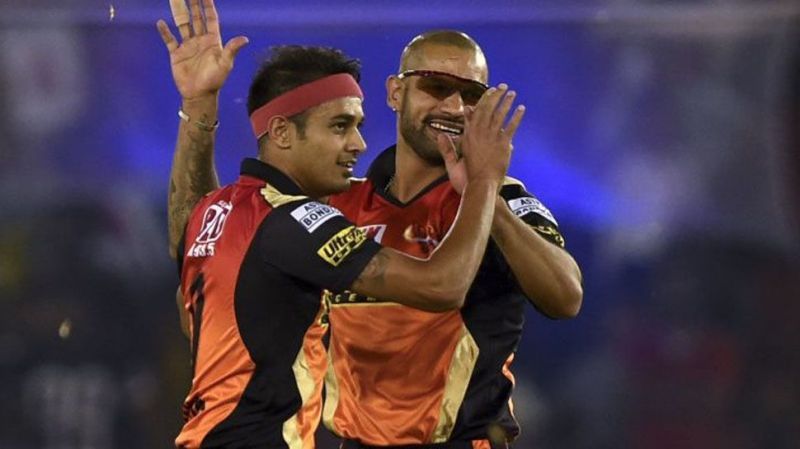 Former SRH teammates Dhawan and Kaul might get to play in the 2nd T20I against Australia