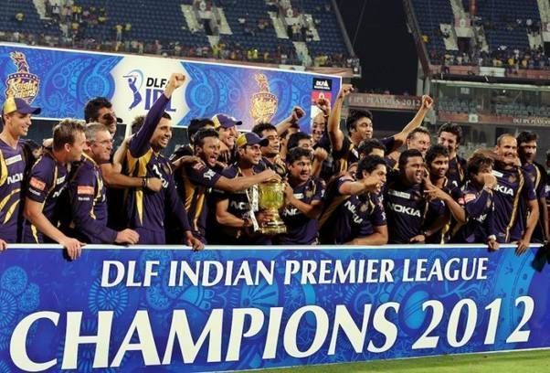 KKR were crowned champions in the 2012 edition