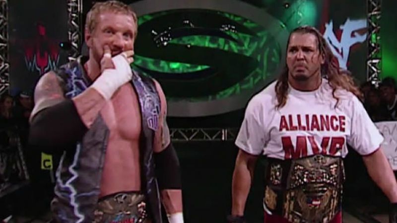 DDP and Chris Kanyon were destroyed by the Brothers of Destruction in a steel cage at Summerslam 2001.
