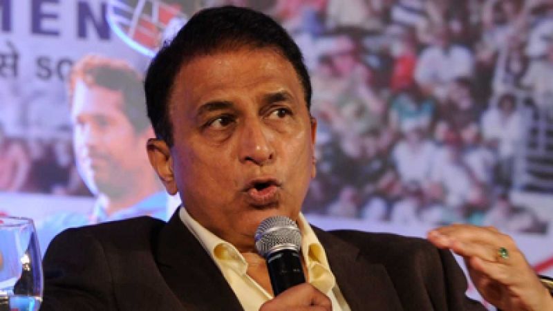 Former Indian captain Sunil Gavaskar