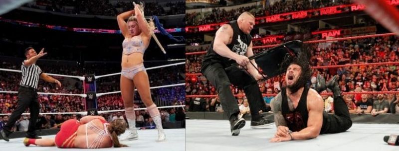 There have been a number of brutal beatdown segments on WWE TV