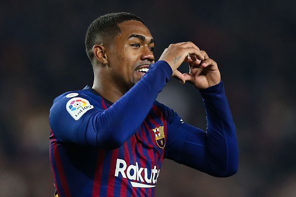 Malcom scored the only goal for Barcelona