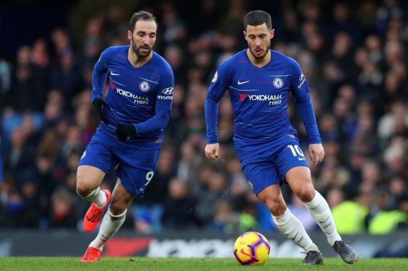 Higuain and Hazard are playing well together