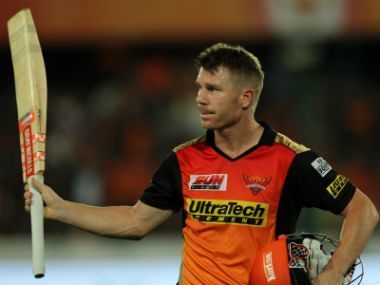 The highest run-getter for SRH, Warner will be returning after serving a one-year ban