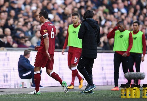 After just 30 minutes against Harry Kane and Tottenham last season, Lovren was substituted