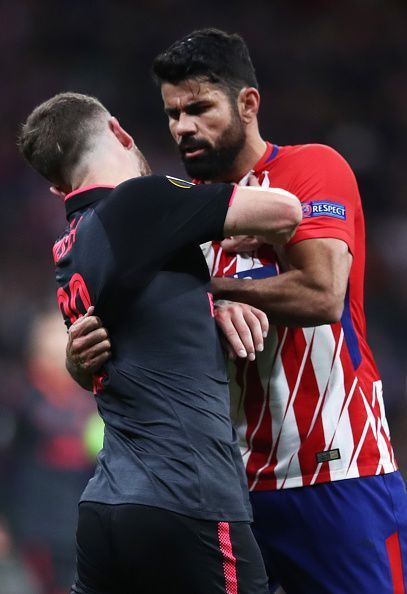 Costa is never the most affable of opponents
