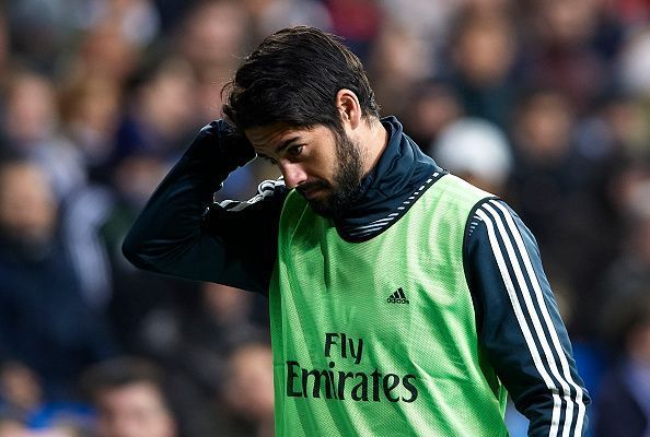 Isco has played the third-least number of minutes at Real Madrid under Santiago Solari