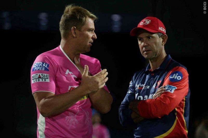 Shane Warne rubbishes rumors of him asking Ponting to step down as DC coach