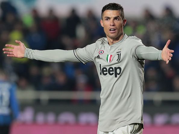 Ronaldo is the current top-scorer in Serie A.