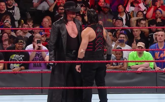 roman reigns and undertaker