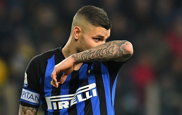 Mauro Icardi has been stripped of the captaincy amid contract disputes