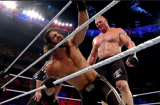 brock lesnar and seth rollins