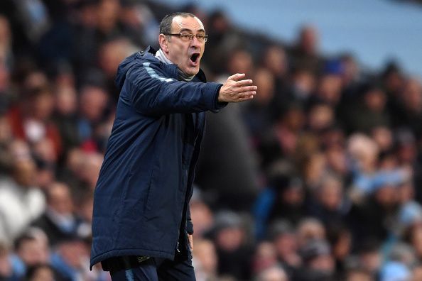 Sarri is under enormous pressure in recent months