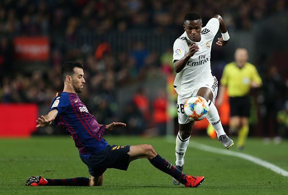 Vinivius Jr gave Barcelona a hard time in the first leg