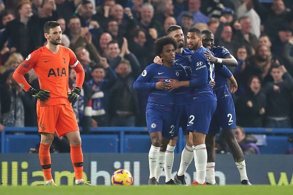 Lloris wilted under the pressure from Chelsea