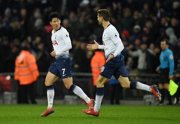 Son has scored 3 goals in his last 3 games for Spurs