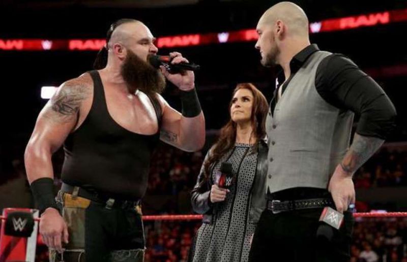 braun strowman and baron corbin