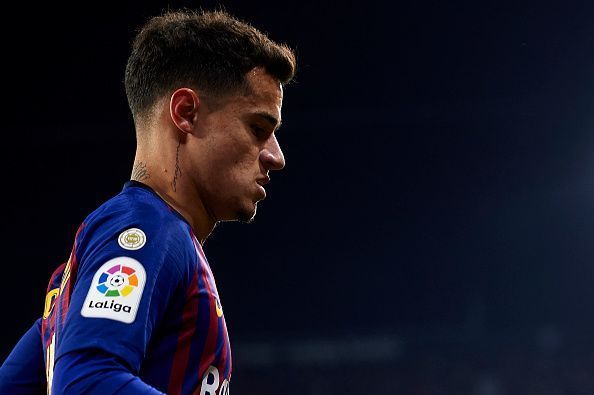 Coutinho has had a disappointing stint with Barcelona.