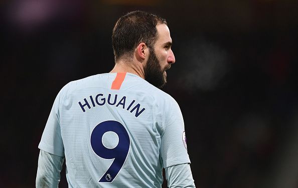 Gonzalo Higuain drew a blank on his league debut against Bournemouth
