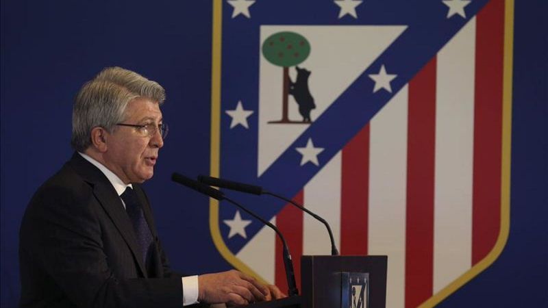 Atletico president Enrique Cerezo