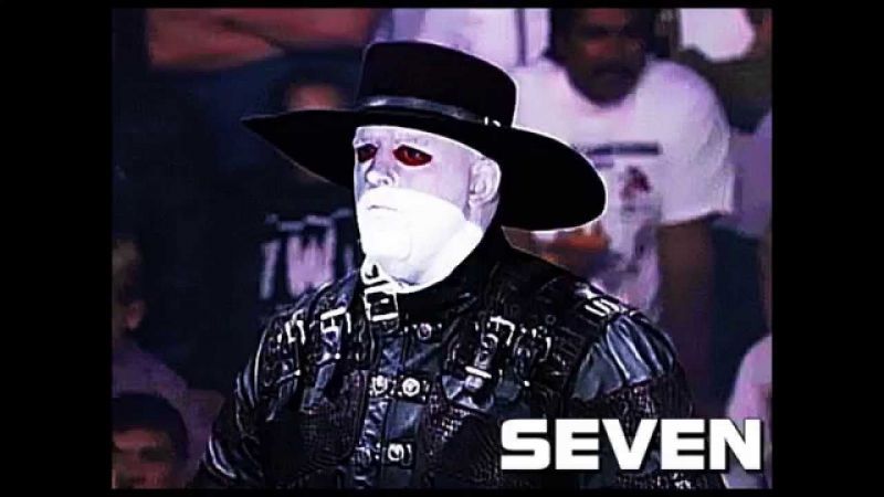 Dustin Rhodes in his &#039;Seven&#039; costume, which he wore exactly once.