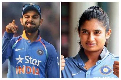 Virat Kohli and Mithali Raj, the two captains