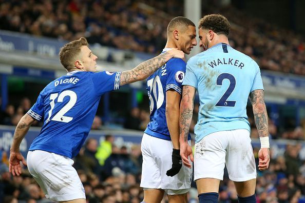 Already on a red card for the year - Richarlison was benched against City