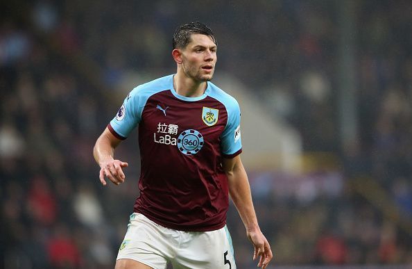 Defender James Tarkowski is one of Burnley&#039;s England internationals